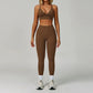 Yoga Set 2/3PCS Gym Clothes Women Tracksuit Workout Outfits Fitness Set Sportswear High Waist Leggings Sports Bra Athletic Wear