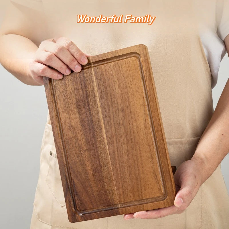 Wooden Cutting Boards Chopping Blocks Beech Walnut Cheese Cutting Board Butcher Block Meat Cutting Board For Kitchen Tools