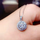 Promotion of Multiple 1.0 Carat Moissanite Windmill Pendants, Luxury Wedding 925 Sterling Silver Jewelry, Bride Diamond Necklace
