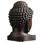 1/2pcs Wooden Sakyamuni Statue 6cm Creative Tathagata Figurine Mahogany Buddha Head India Art Craft