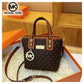 Michael Kors Ladies' one shoulder crossbody bag, fashionable and casual MK classic print, girls' mini bag, travel handbag