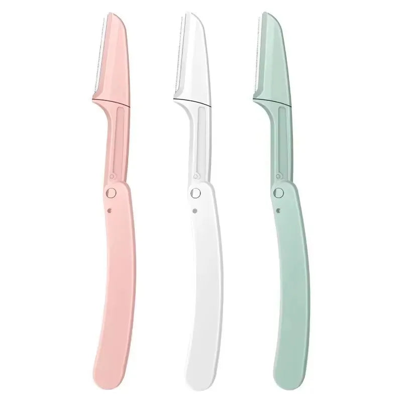 1/3pcs Pocketknife Eyebrow profiler Hair Remover Eyebrow Shaper Shaver facial epilators Eyebrow Trimmer for Ladies Face
