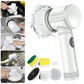 5-in-1 Electric Spin Scrubber Brush for Bathroom Tile Bathtub Sink, Power Scrubber with 5 Replaceable Brush Heads