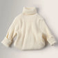 2025 New Autumn Baby Girls Sweater Kids Sweater Winter High Neck Sweater Boys Casual Loose Pullover Sweater Baby Knitted Clothes