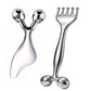3D Facial Roller & Gua Sha Tool Stainless Steel Massage Roller For Face Eyes Chin Lift Tightening Skin Sculpting Beauty Tools