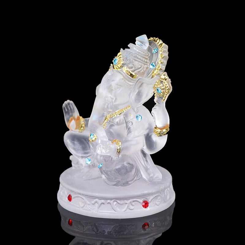 Resin Ganesha Statue Buddha Elephant hindu God Sculpture Figurines Resin Home Garden Decoration Buddha Statues For House