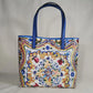 Italy Luxury Print Travel Shoulder Bag Floral Textured-Leather Shopper Tote large tote bag famous brand bag women girl handbag