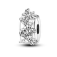 Silver Clasp 925 Sterling Silver CZ Pave Clip Charms Daisy Beads Stopper Safety Chain Fit Original Bangle Bracelet Jewelry Clips