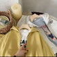 High Quality Children's Composite Cotton Set 2026 Spring Autumn New Korean Girl Boys Letter Baby Casual Hooded Sports 2pcs Set