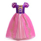 Girls Princess Dress Kids Birthday Cosplay Cinderella Snow White Aurora Rapunzel Halloween Costume Children Party Dresses