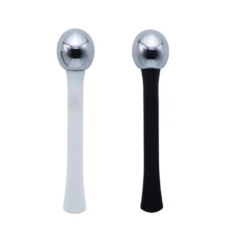 Eye Massage Roller Eye Cream Stick Applicator Cosmetic Spatula Anti Wrinkle Dark Circles Facial Spoon Gold Alloy Face Massager