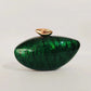 Shell Brand Pearl Brown Marble Acrylic Box Clutches Evening Bag Wedding Party  Female Mini Purse Evening Female Bridal Handbag