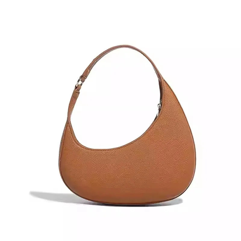 Fashion Women Shoulder Bags PU Leather Armpit Bags Luxury Brand Ladies Handbag Minimalist Female Underarm Bag Bolsas Totes