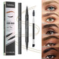 Waterproof Eyebrow Pen, Microblading Eyebrow Pencil With 4 Split Head, Natural Looking Brows Makeup ( 5 Colors)