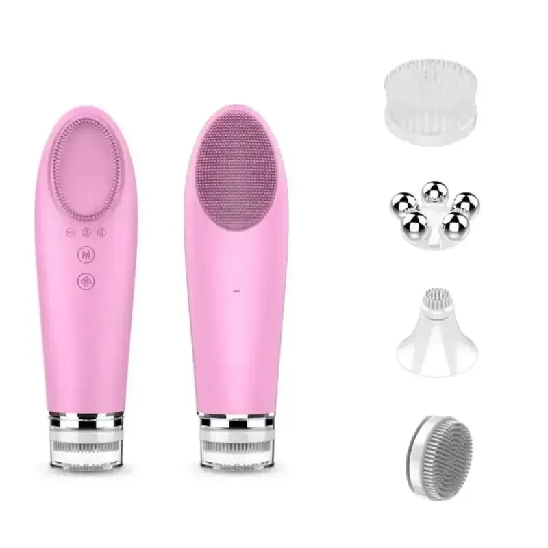 Warm Facial Cleanser Pore Cleaner Electric Face Washing Instrument Household Face And Eye Hot Compress Beauty Massager