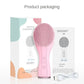 Electric Facial Cleansing Brush Deep Pore Cleaning Sonic Vibration Waterproof Acne Blackhead Remover Pore Cleaner Silicone