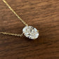 1/2/3Carat Oval Cut Solitaire Moissanite Pendant Necklace with certificate Diamond  Neckchain for women s925 silver Fine Jewelry