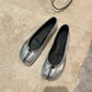 Women's Round Toe Split Toe Tabi Shoes INS Style Flats Female Shallow Loafers Soft Soled Ballet Shoes Ladies Single Shoes