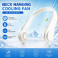New Arrival Bladeless Hanging Neck Fan 3 Adjustable Speed USB Recharge Mini Portable Air Cooler Long Battery Life Outdoor Gym Su