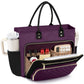 Large Capacity Tote Bag for Women Multi-Pocket Water-resistant Work Briefcase Professional Lightweight Quilted Shoulder Bag