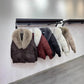 Fashion Winter Jacket Women 2025 New Korean Big Fur Collar Thick Down Cotton Jacket Parkas Female Short Coat Slim Warm Outerwear