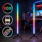 RGB LED Gaming Atmosphere Light Floor Lamp with Remote Control App E-Sports Desk Table Light for Bedroom Living Room Hallway