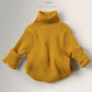 2025 New Autumn Baby Girls Sweater Kids Sweater Winter High Neck Sweater Boys Casual Loose Pullover Sweater Baby Knitted Clothes