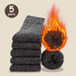 3/5 Pairs Men's Warm Socks, Thick Towel Mid-Calf Socks, Anti-Cold Snow Boots Socks Elastic Solid Color