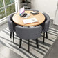 Nordic Round Dining Tables Set for Dining Room Furniture Kitchen Dining Table Set with 4 Chairs Home  Light Luxury Center Tables