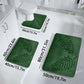3PCS Set Bath Mats Nonslip Soft Quick Dry Bathroom Soft Rugs Water Absorption Dry Fast Bath Mat Machine Washable For Home Floor