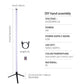 RGB LED Floor Lamp Remote APP Control Music Sync Corner Mood Lighting Smart Modern Mood Standing Lights for Bedroom Living Room
