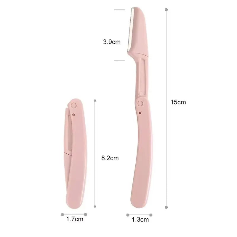 1/3pcs Pocketknife Eyebrow profiler Hair Remover Eyebrow Shaper Shaver facial epilators Eyebrow Trimmer for Ladies Face