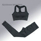 Yoga Suit High Waist Leggings Running Training Tights Sports Outfits Long Sleeve Crop Top Bra Seamless Fitenss Set Fitness Wear