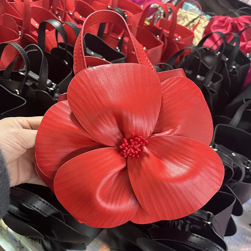 Fashion Flower Petals Evening Bag Purse Clutch Bag Crossbody Prom Women Luxury Wedding Party Crossbody Day Bag