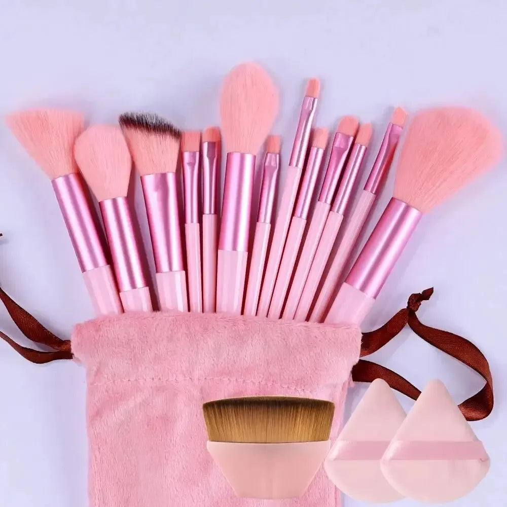 Professional Makeup Brush Set - Soft Fluffy Kabuki & Blending Brushes for Foundation, Powder, Eyeshadow | Beauty Tools Kit