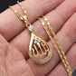 Classic Lucky Arabian God Allah Pendant Stainless Steel Necklace Ladies Islamic Muslim Charm Amulet Jewelry Gift Wholesale