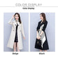 Women's Long Coat Spring Autumn Loose Fashionable Slimming Large Size Casual Outerwear Elegant Lady Jacket Trendy