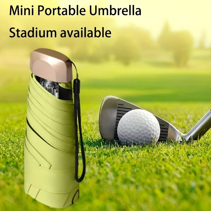 Ultra light mini women's 50 fold sun umbrella, sun protection and UV protection dual-purpose umbrella, sun umbrella pocket capsu