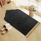 Thick Prayer Rug Prayer Mat with Tassels Islamic Turkish Irregular Anti-Slip Praying Rug Carpet Thick Soft Flannel