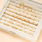 58PCS Vintage Heart Snake Butterfly Rings Set for Women Fashion Metal Gold Plated Geometric Hollow Finger Ring Jewelry Gifts New
