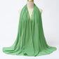 Muslim Chiffon Hijabs For Woman Long Solid Color Head Wrap For Women Shawls Scarves Ladies Muslim Veil Hijab