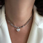 Design Exaggerated Baroque Transparent Crystal Chain With Sexy Zircon Cross Pendant Necklace For Women Wedding Praty Gift