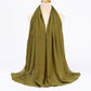 Muslim Chiffon Hijabs For Woman Long Solid Color Head Wrap For Women Shawls Scarves Ladies Muslim Veil Hijab