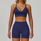 2/3PCS Seamless Yoga Set Gym Workout Suits Athletic Wear Women Legging Fitness Bra Crop Top Long Sleeve Sports Suits Sportswear