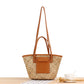 Fashion Handbags Handmade Rattan Basket Bag Designer Wicker Woven Women Summer Beach Straw Shoulder Crossbody Bags Tote Purse