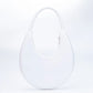 Fashion Silica Gel Jelly Crescent Bags For Women Luxury Designer Handbags Purses 2024 New In Top Handle Small Underarm Shoulder
