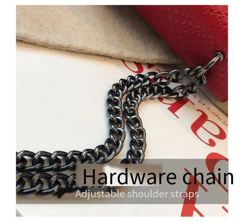 The 2025 new retro crocodile-patterned chain Dionysus bag is a high-end single-shoulder crossbody women's bag