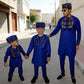 H&D African Clothing For Man Traditional Agbada Sets 2PCS For Boy Thobe Pant Embroidery Wedding Party Father Son Suits Plus Size