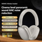 Head mounted wireless Bluetooth earphones with ultra long battery life, rotatable active noise cancelling features