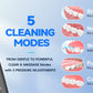 Portable Oral Irrigator with 5 Jet Tips , 5 Cleaning Modes of 3 water pressure , 300ml Water Tank IPX7 Waterproof Water Flosser